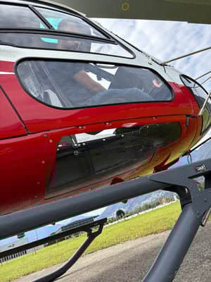 Airbus AS350 - RH Cockpit Floor Window
