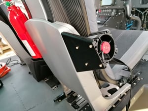 Airbus AS350 - Pilot door air blower