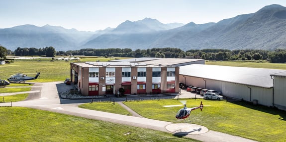 Swiss Helicopter Engineering headquarters in Magadino